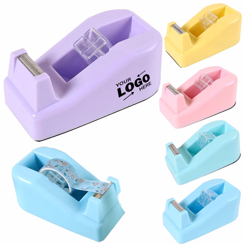Multicolored Plastic Tape Dispenser For Office