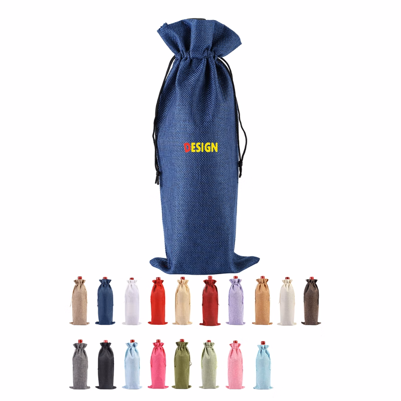 Linen Wine Bottle Cover