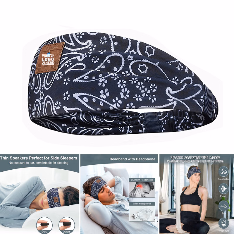 Ultra-thin Speaker Men Women Gift Sleep Headphone Bluetooth Headband  