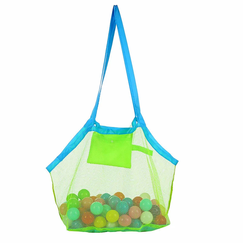 Mesh Foldable Beach Bag For Holding Beach Toys 1