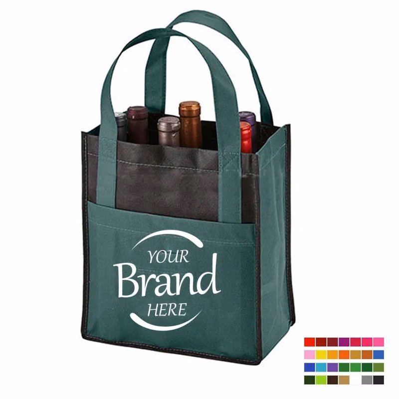 Non-Woven Wine Bag for 6 Bottles
