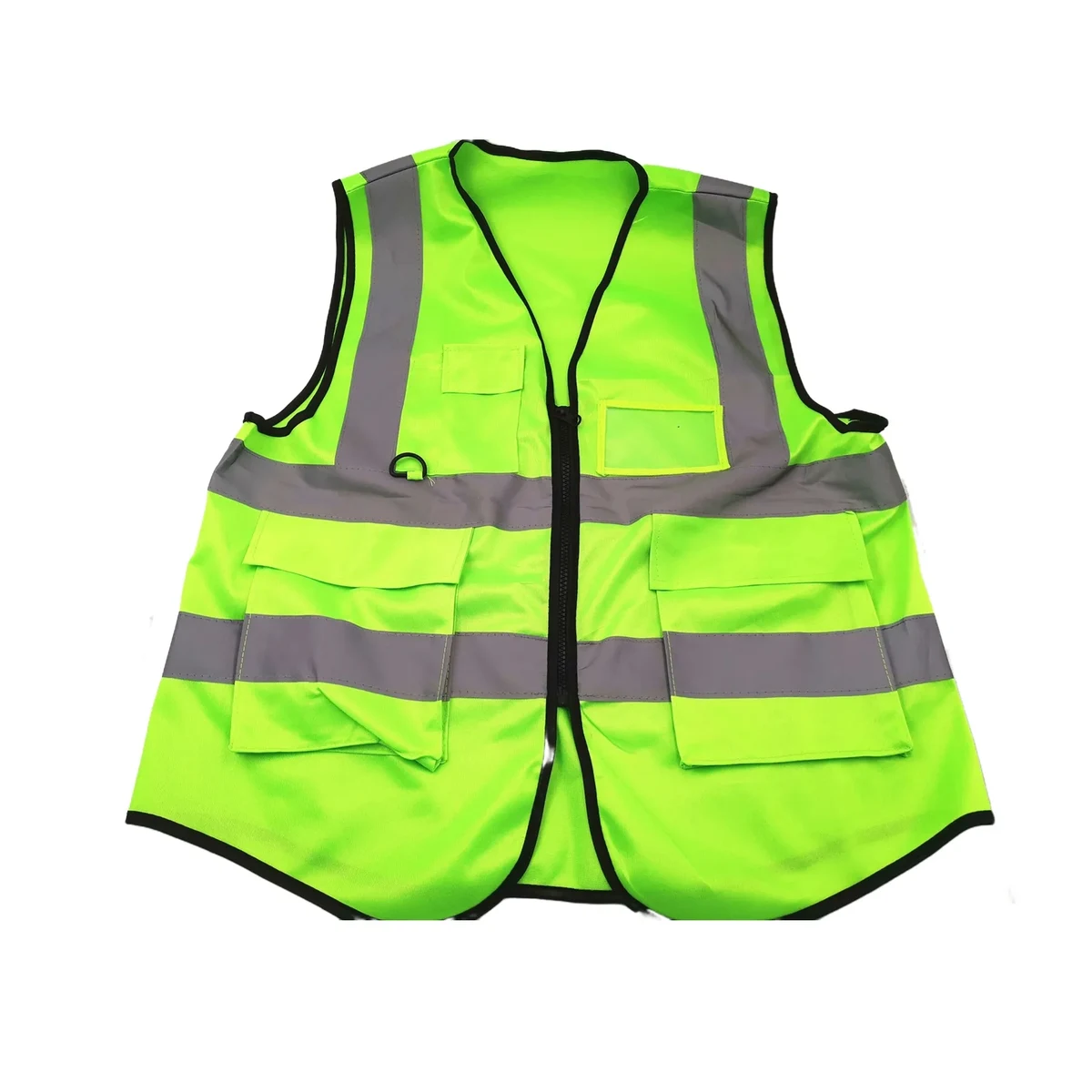 High Visibility Zipper Front Reflective Safety Vest 1