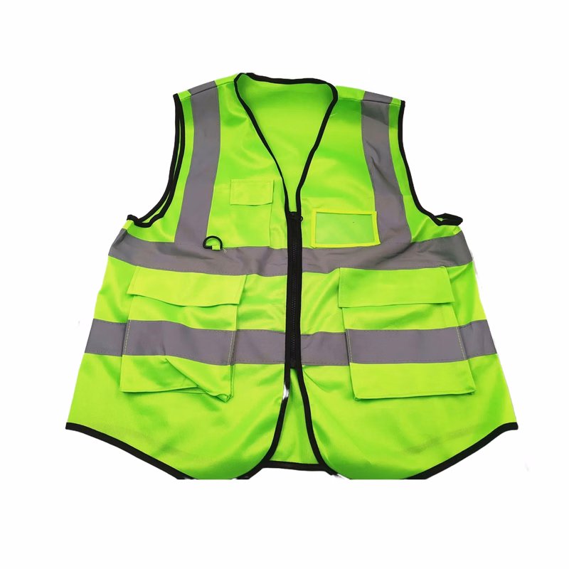High Visibility Zipper Front Reflective Safety Vest