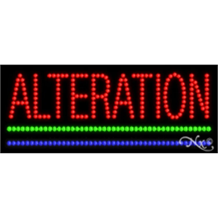 Alteration LED Sign 1