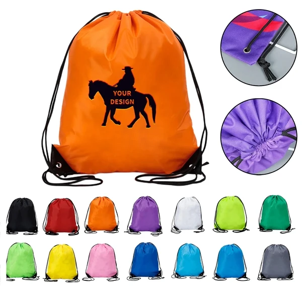 Drawstring Backpack Gym Bags Sport Cinch Sack 1