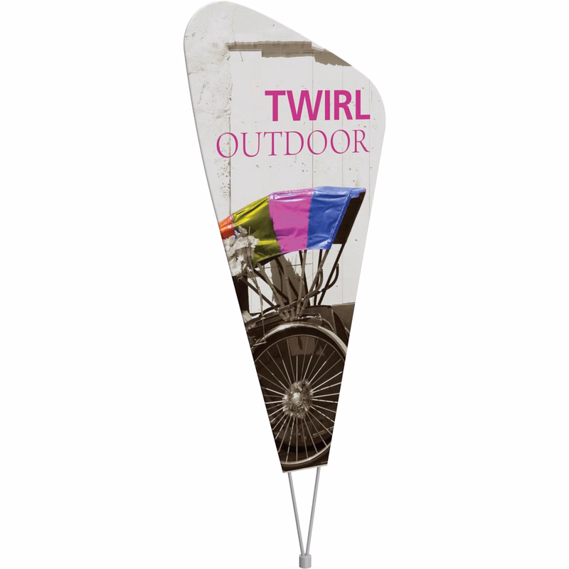 Twirl Outdoor Sign