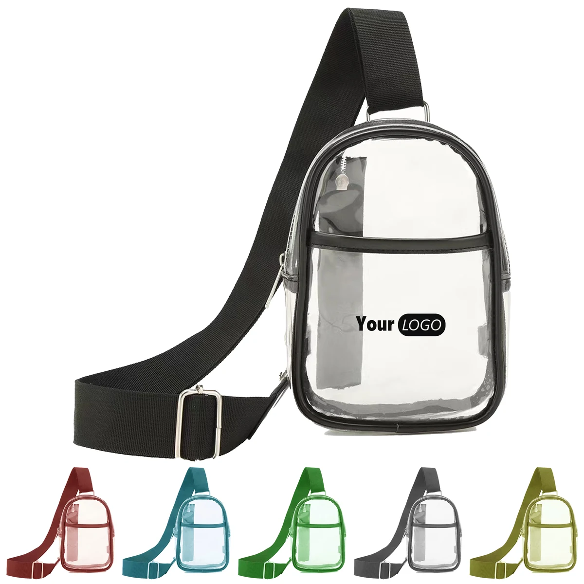 Pvc Clear Sling Bag For Events 1
