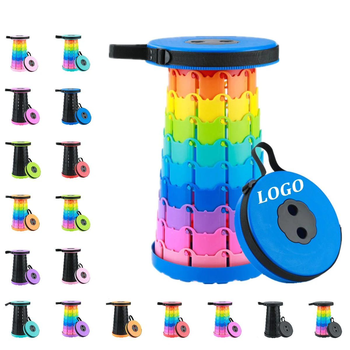 Upgraded Folding Stool Lightweight Yet More Sturdy 1
