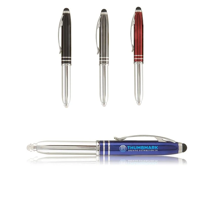 Vivano Duo w/LED Light & Stylus - Laser - Metal Pen 1