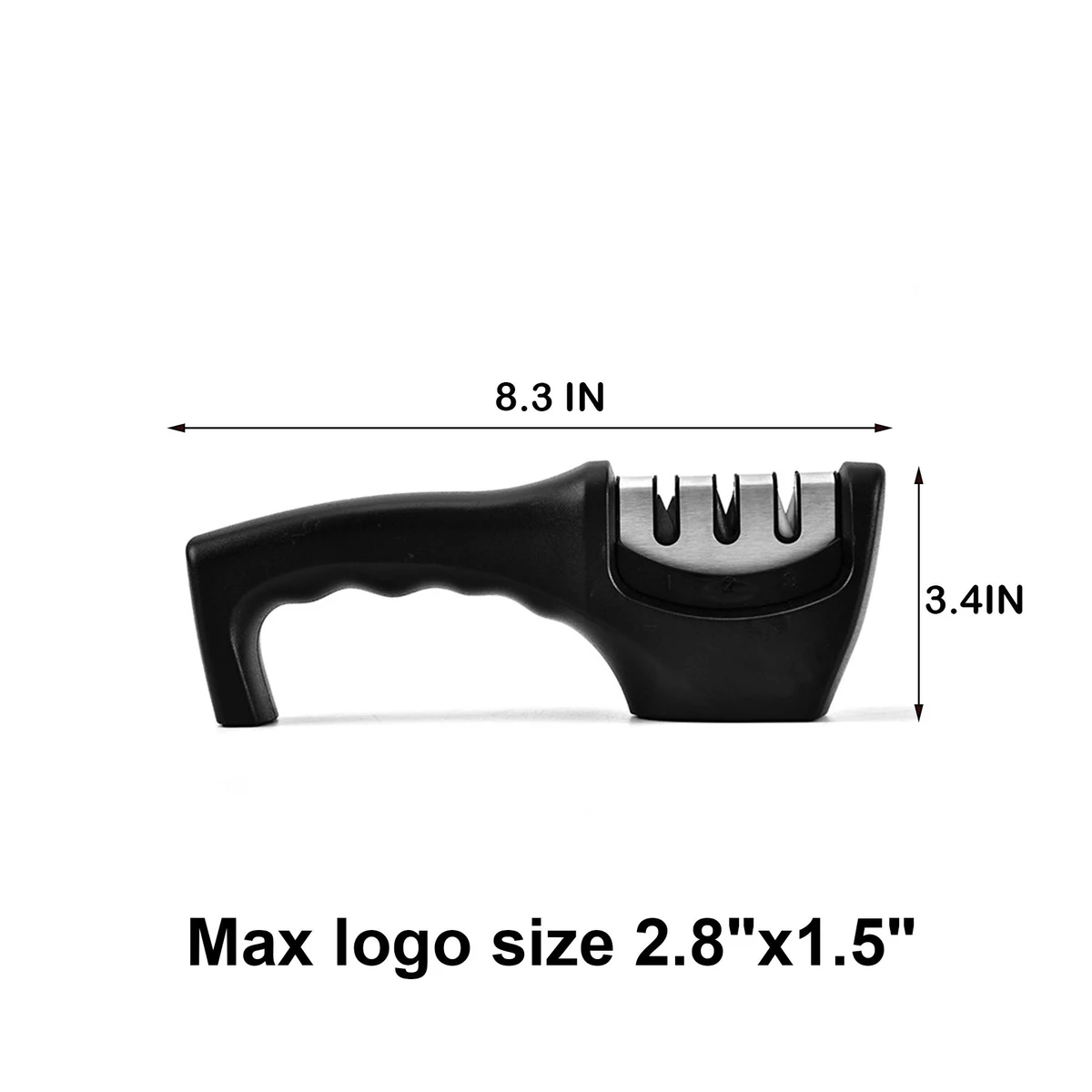 3-Stage Knife Sharpener W/ Cut Resistant Glove 1