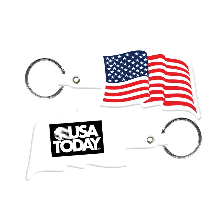 US Flag Flexible Key Tag 1