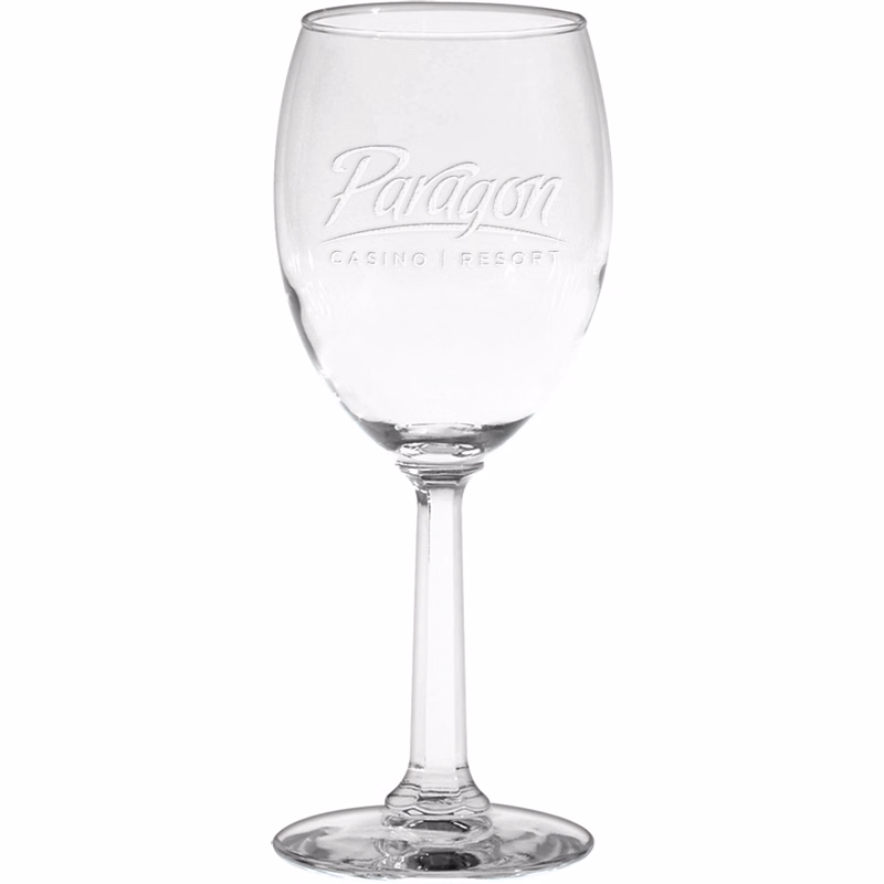 10 oz. Napa Valley Goblet-Optic Stem - Deep Etched