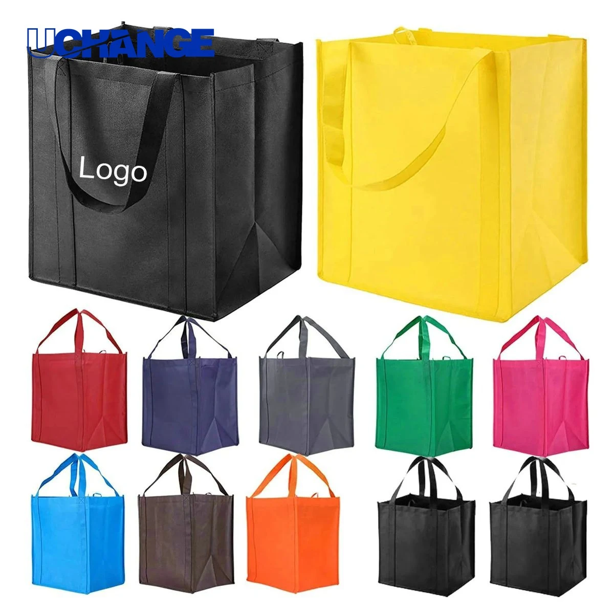 Reusable Reinforced Handle Grocery Bag 1
