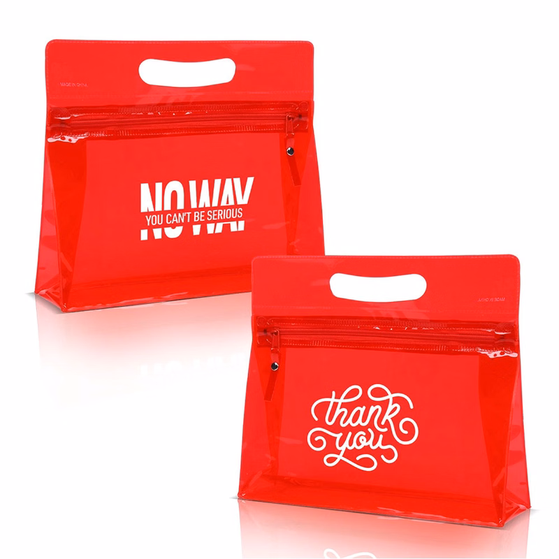 Translucent Vinyl Cosmetic Bag