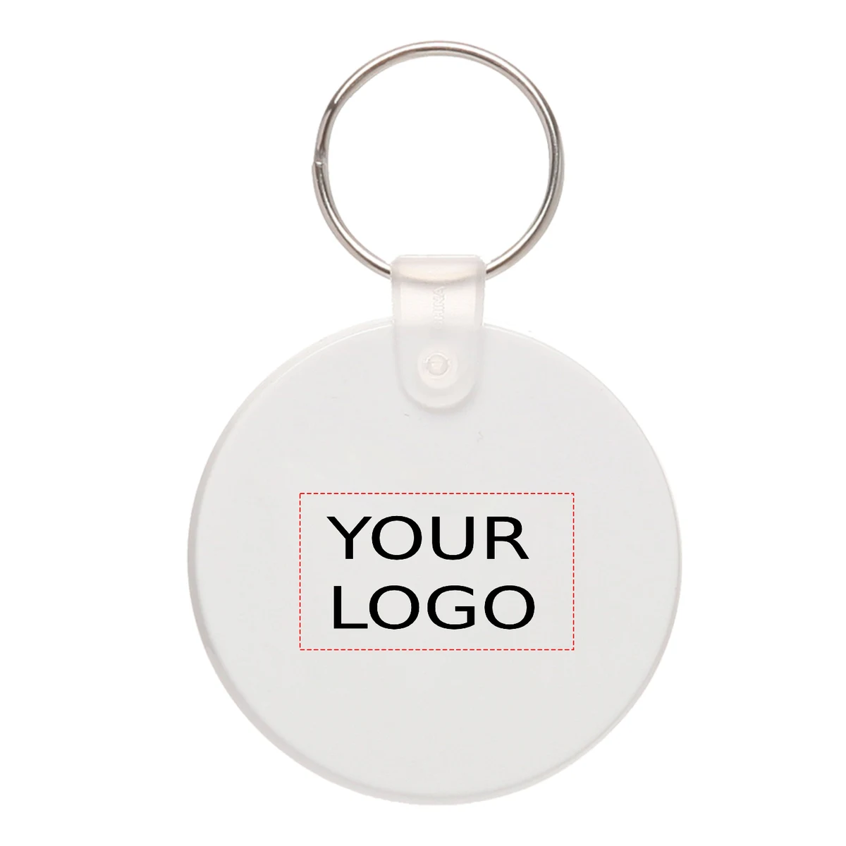 Round Soft Tag Keychains 1