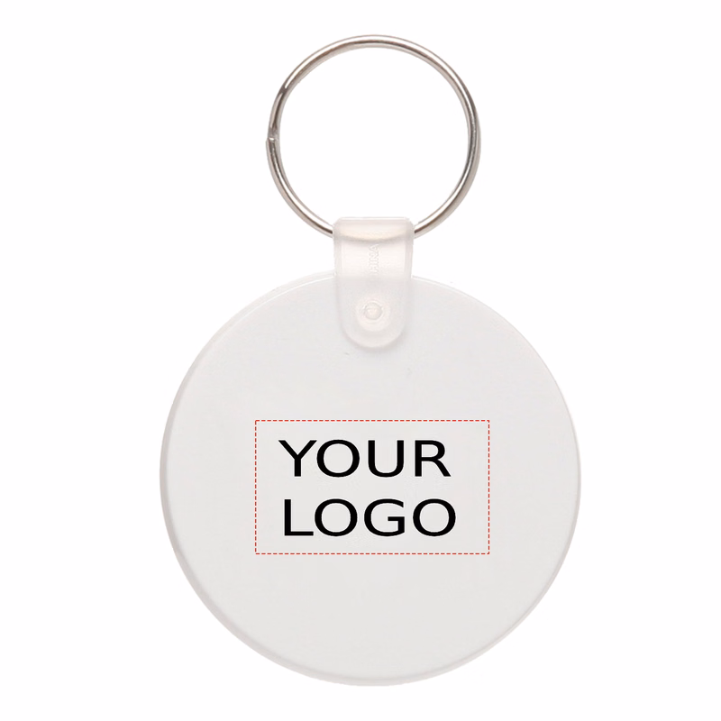 Round Soft Tag Keychains