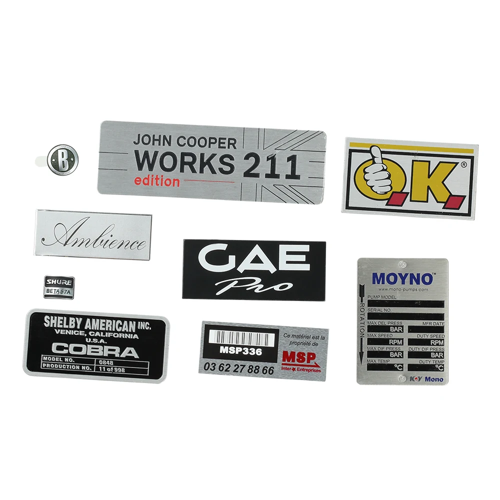 Custom Metal Etching Name Plate 1