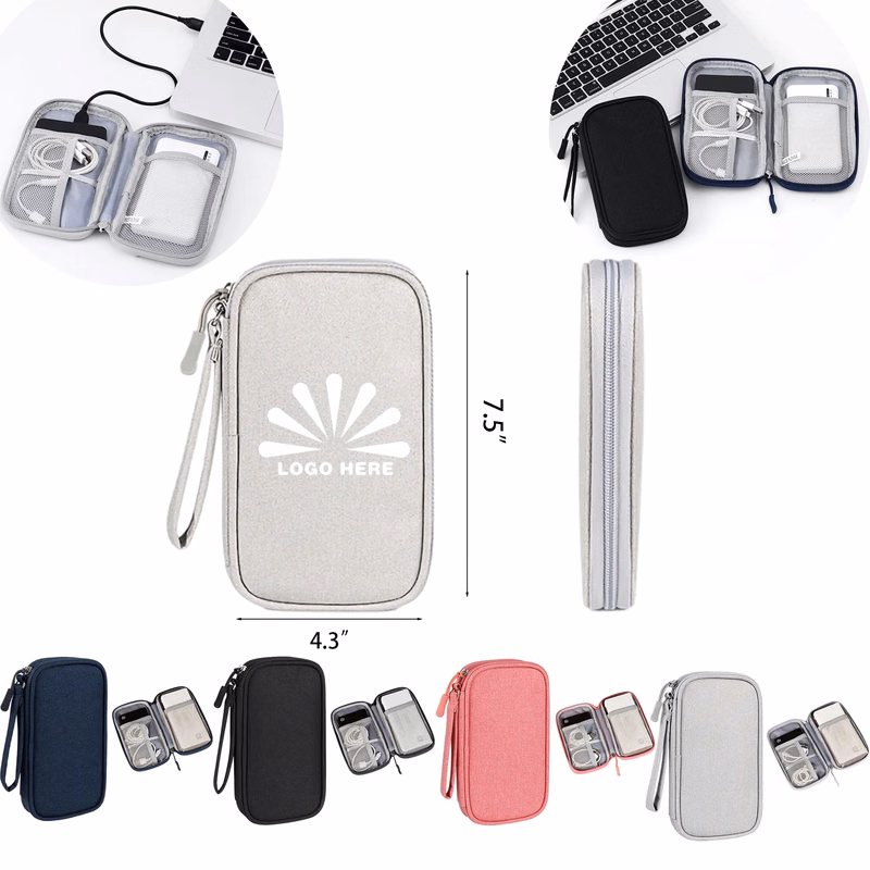 MOQ 50PCS Portable Travel Electronic Organizer Bag