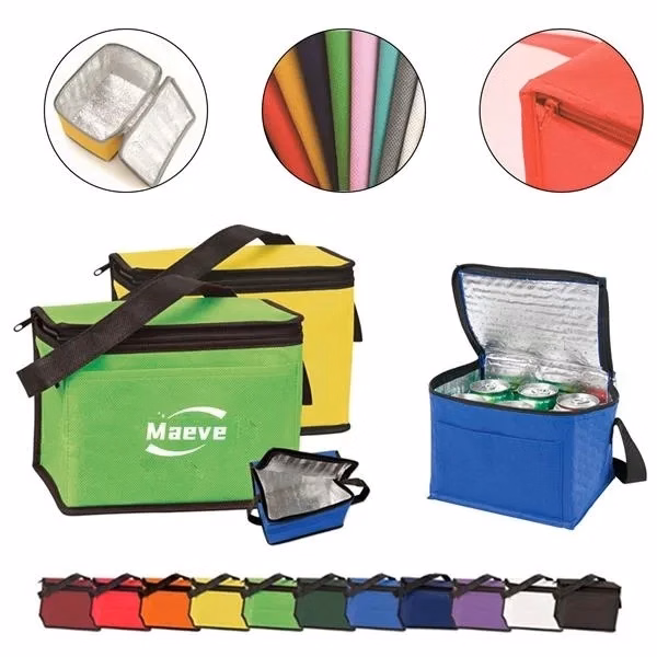 Insulated Non-Woven 6- Pack Cooler Lunch Bag