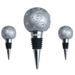 Stylish Ornament Ball Wine Cork Bottle Stopper 1