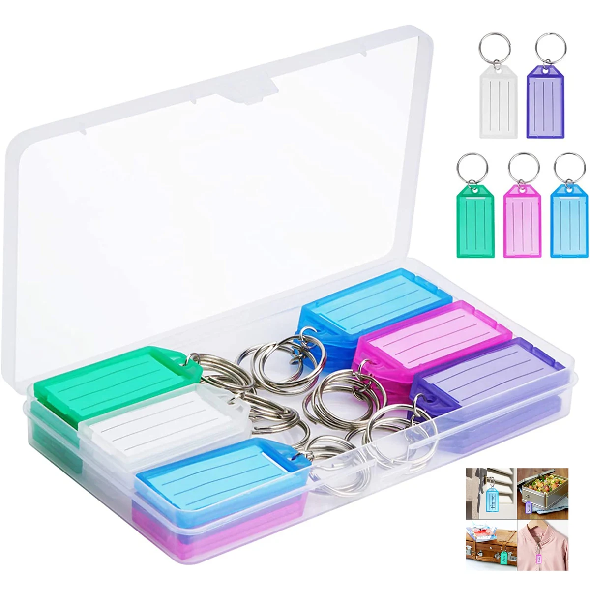 20 Pack Plastic Key Tag 1