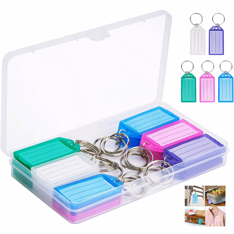 20 Pack Plastic Key Tag
