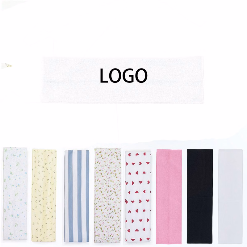Heart Pattern Gym Headband Sweat Wicking for Yoga