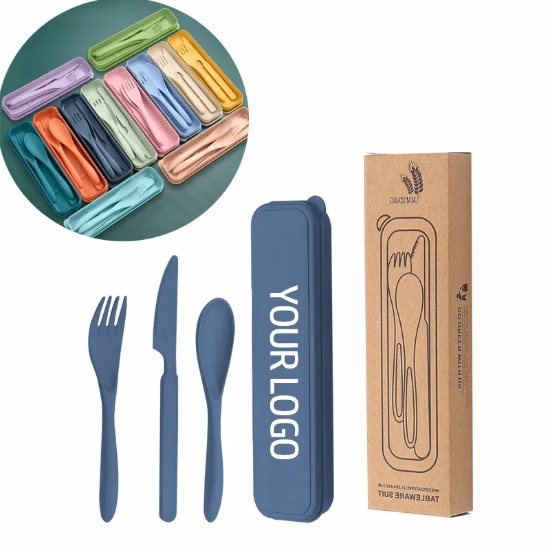 Reusable Travel Utensils Set with Case