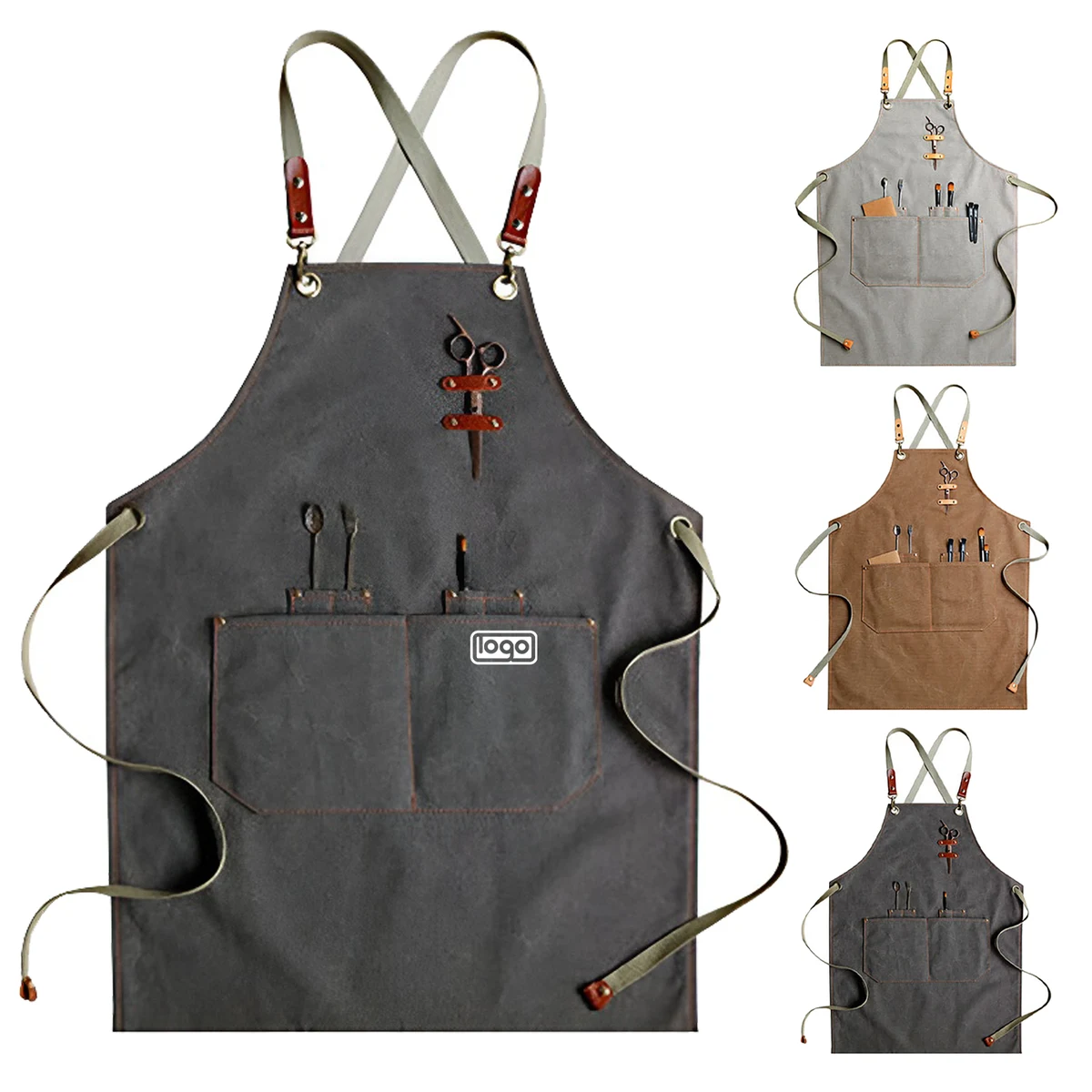 Canvas Stain Resistant Apron 1
