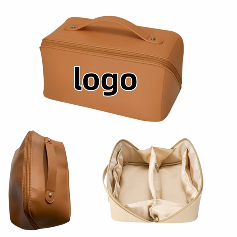 Multi-Pocket Skincare Trave Makeup Bag