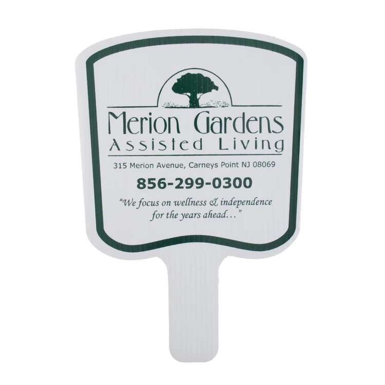 Bread Shape Hand Fan, Screen Printed 1
