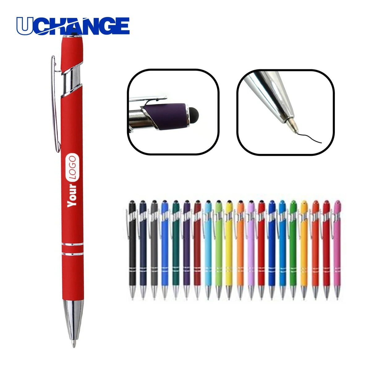 Metal Ballpoint Pen with Stylus 1