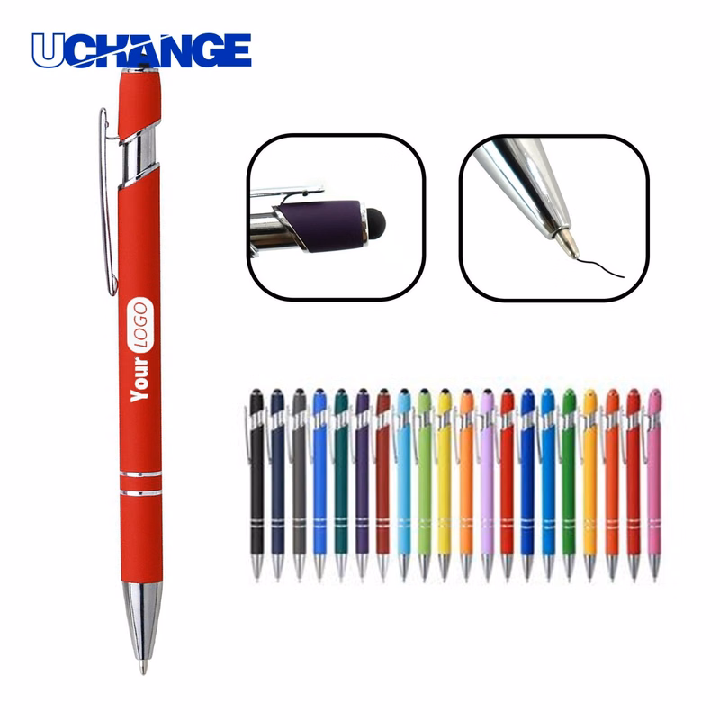 Metal Ballpoint Pen with Stylus