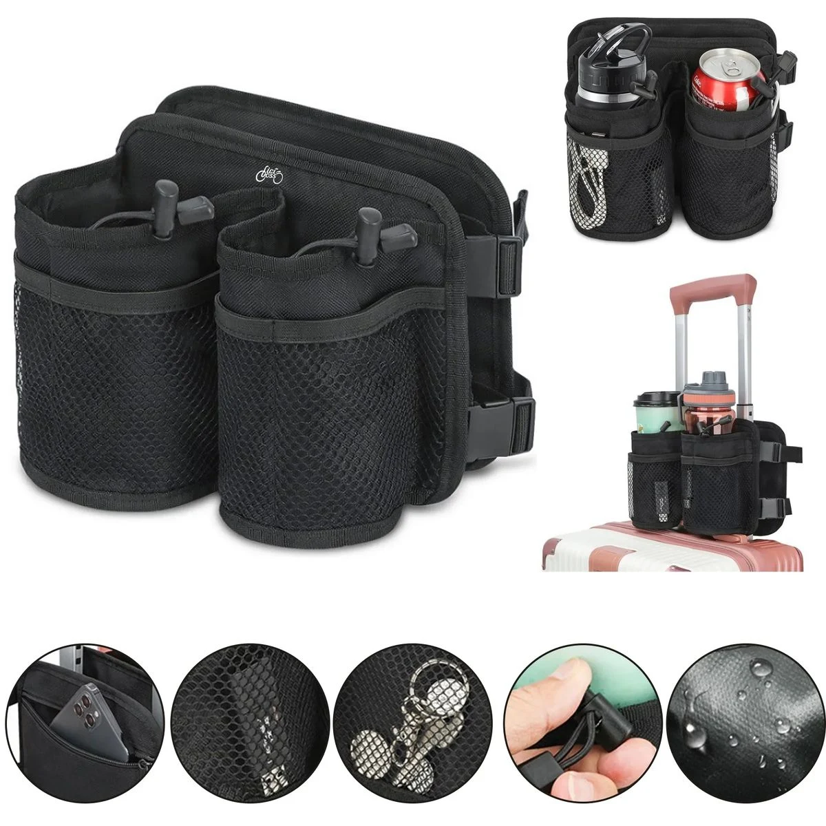 Luggage Travel Drink Cup Holder 1