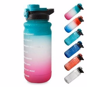 64 Oz/Half Gallon Motivational Water Bottle