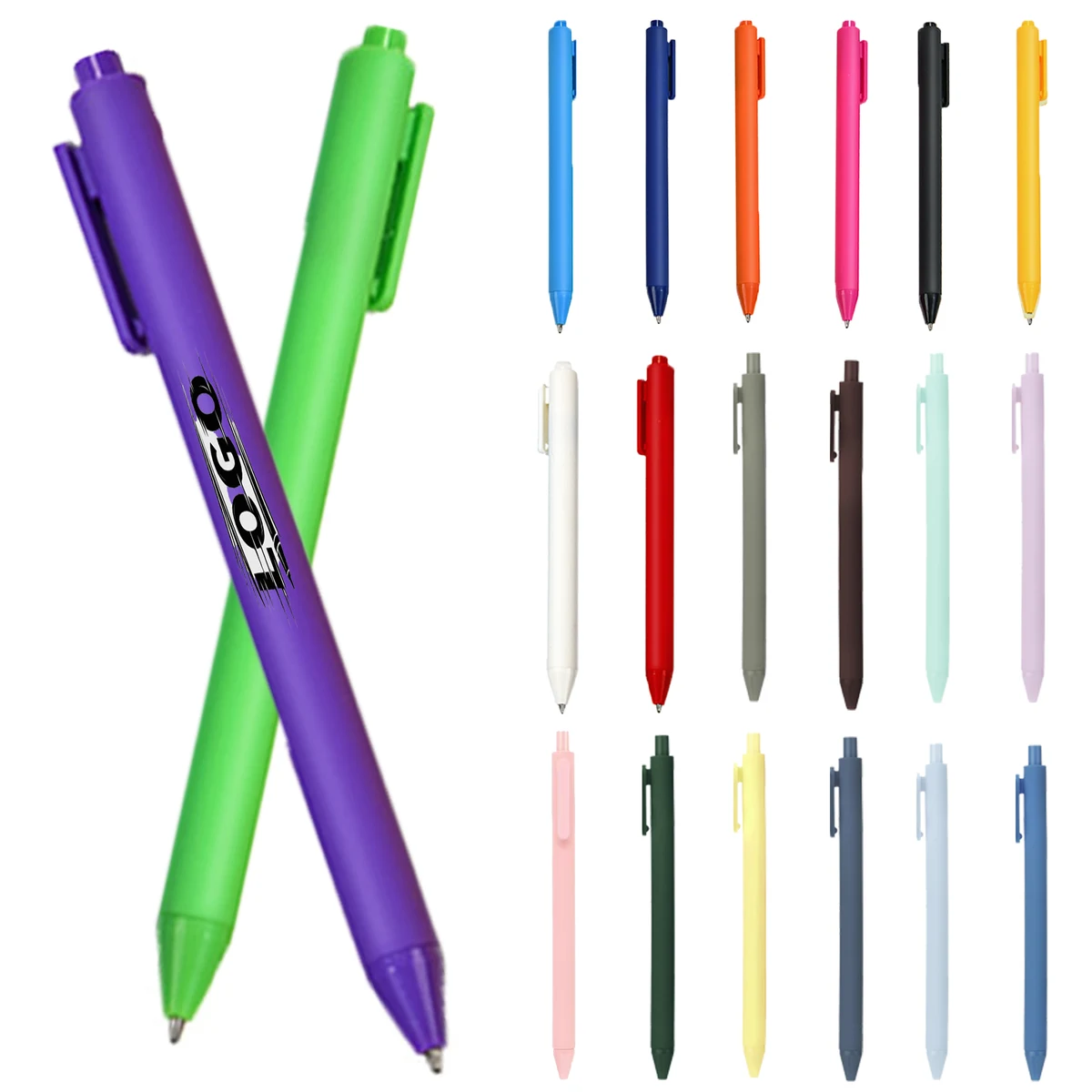 Macaron Color Smooth Writing Retractable Gel Pen 1