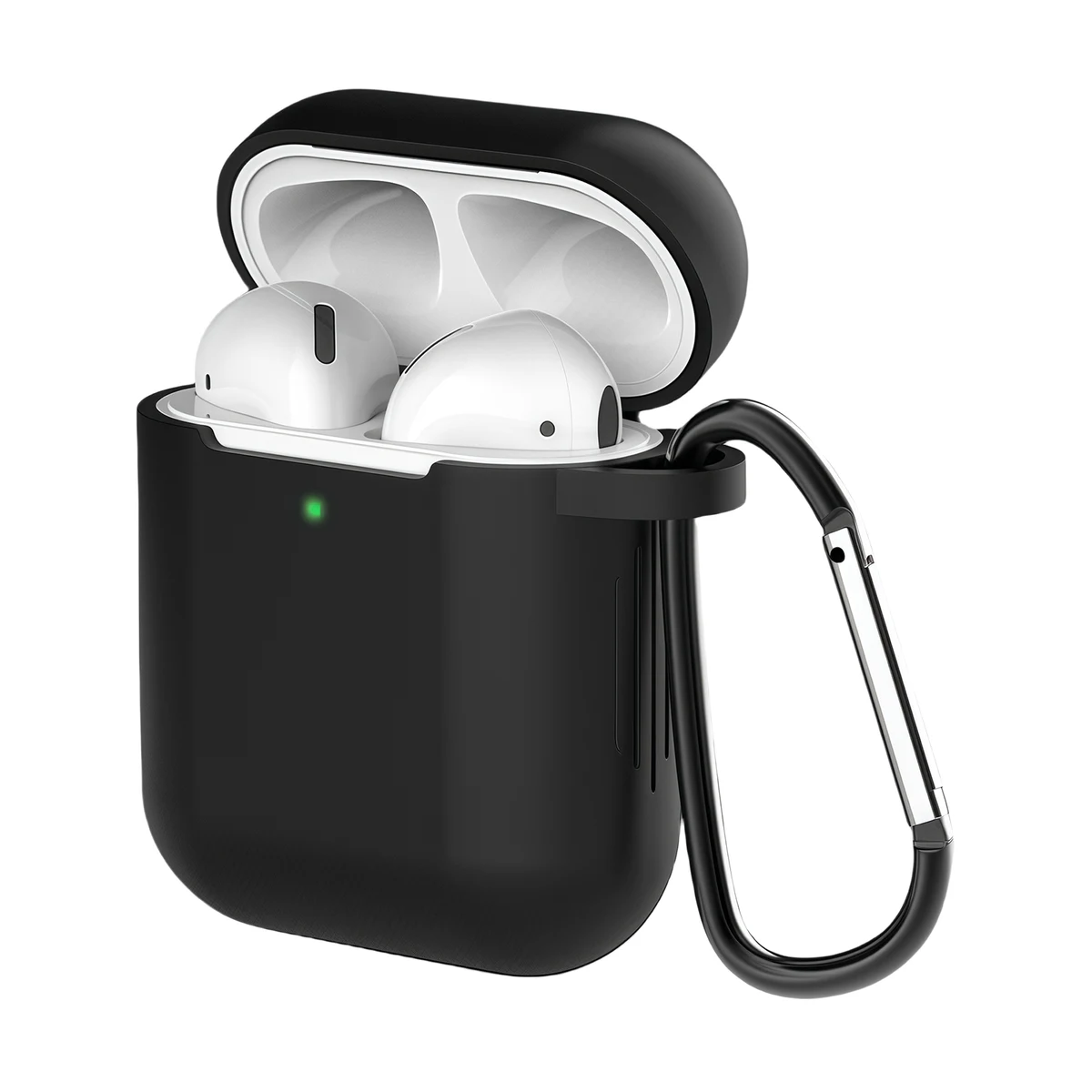 Silicone Earbud Case w/Carabiner 1