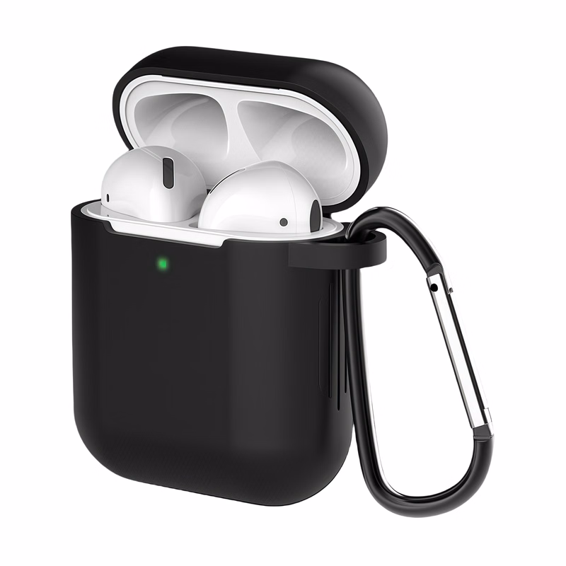 Silicone Earbud Case w/Carabiner