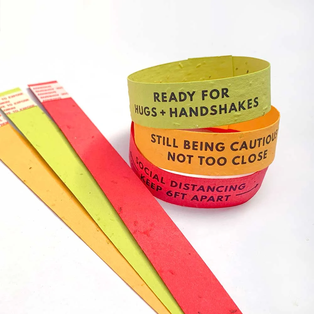 Social Cues Seed Paper Wristbands Long 1