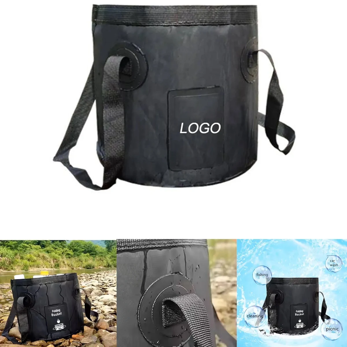 Multifunctional Collapsible Bucket Water Container 12L 1