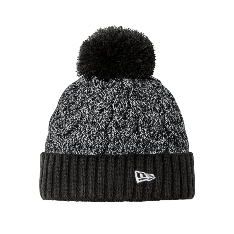New Era Marled Knit Pom Beanie 1