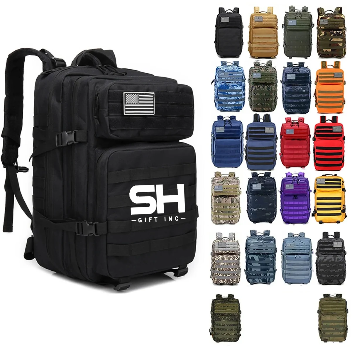 45L Waterproof Tactical Backpack 1