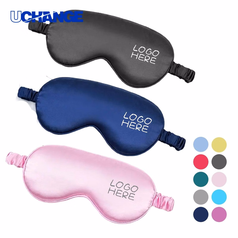 Travel Imitated Silk Sleep Eye Mask Cover