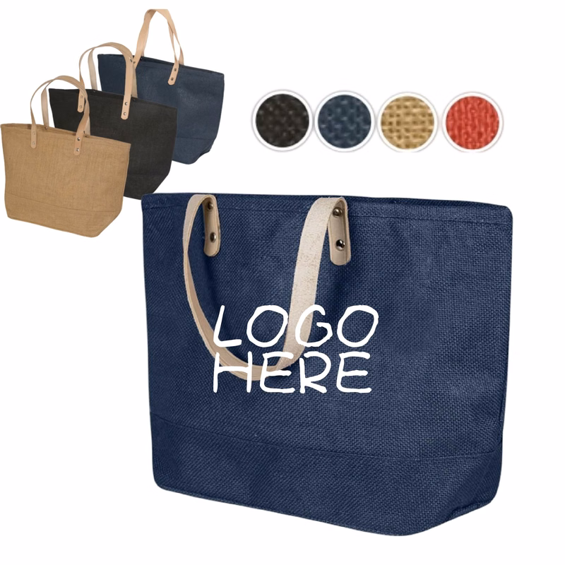 Prime Line Jute Tote Bag