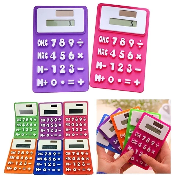 Foldable Silicone Calculator 1