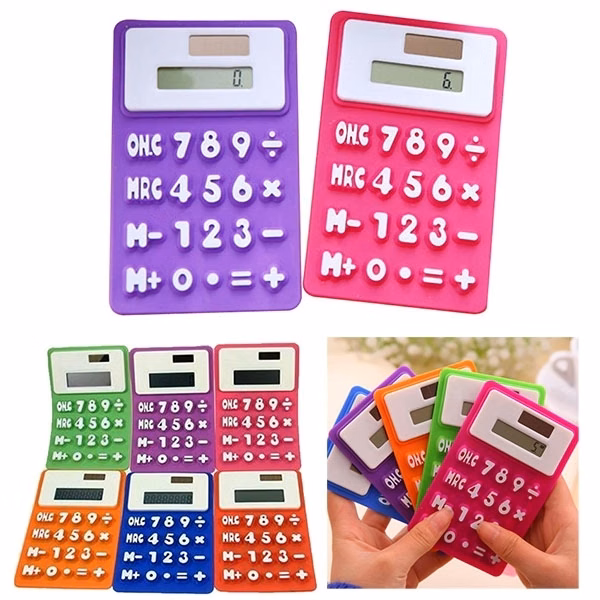 Foldable Silicone Calculator