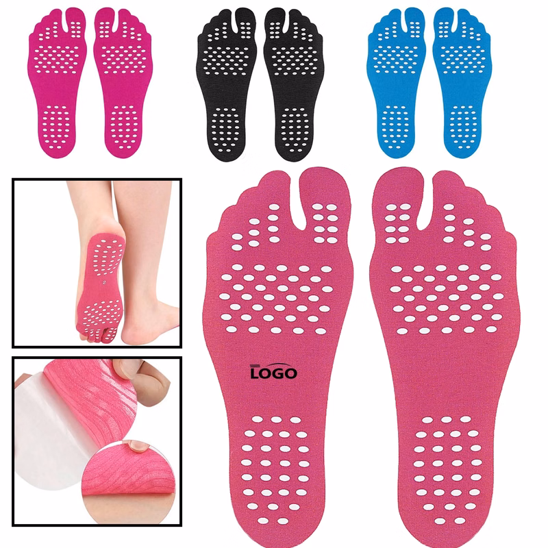 Invisible Stick-on Beach Foot Insoles