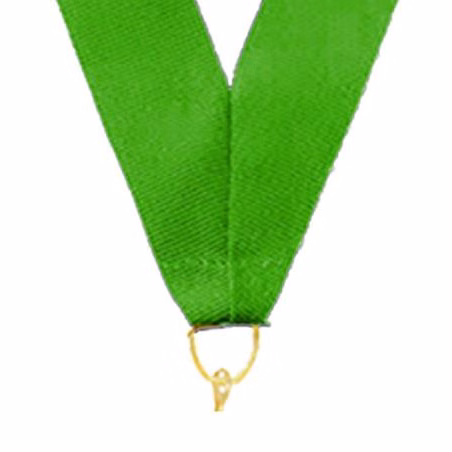 0.875" x 30" Neon Green Gold Snap Clip Stock