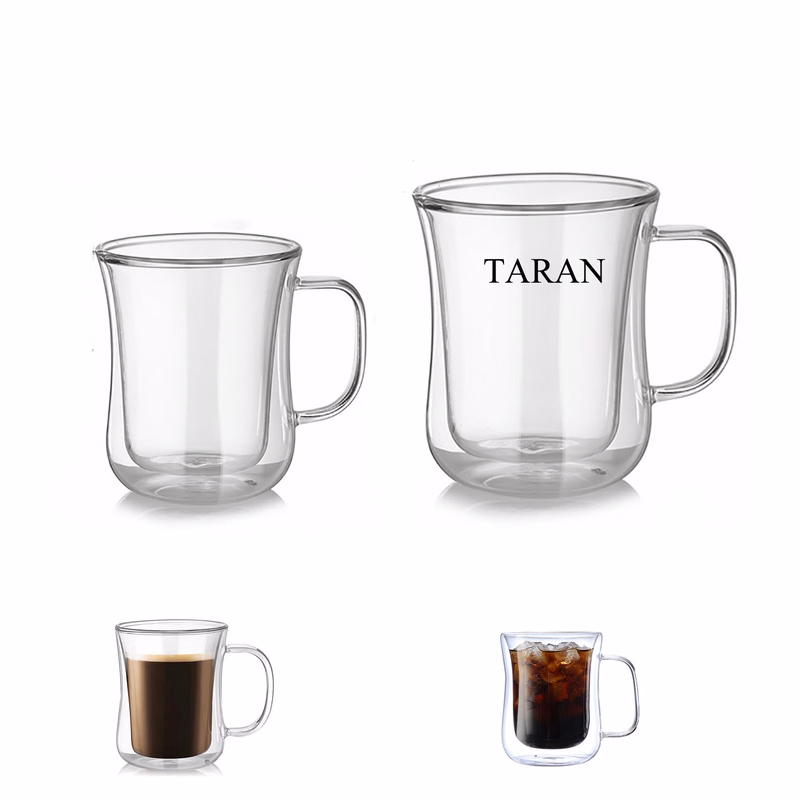 Double Insulated Wall Mug Coffee Cup With Handle