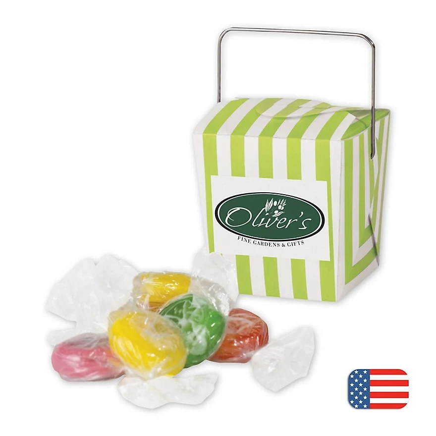 Mini Takeout Container w/Citrus Slice Candies 1